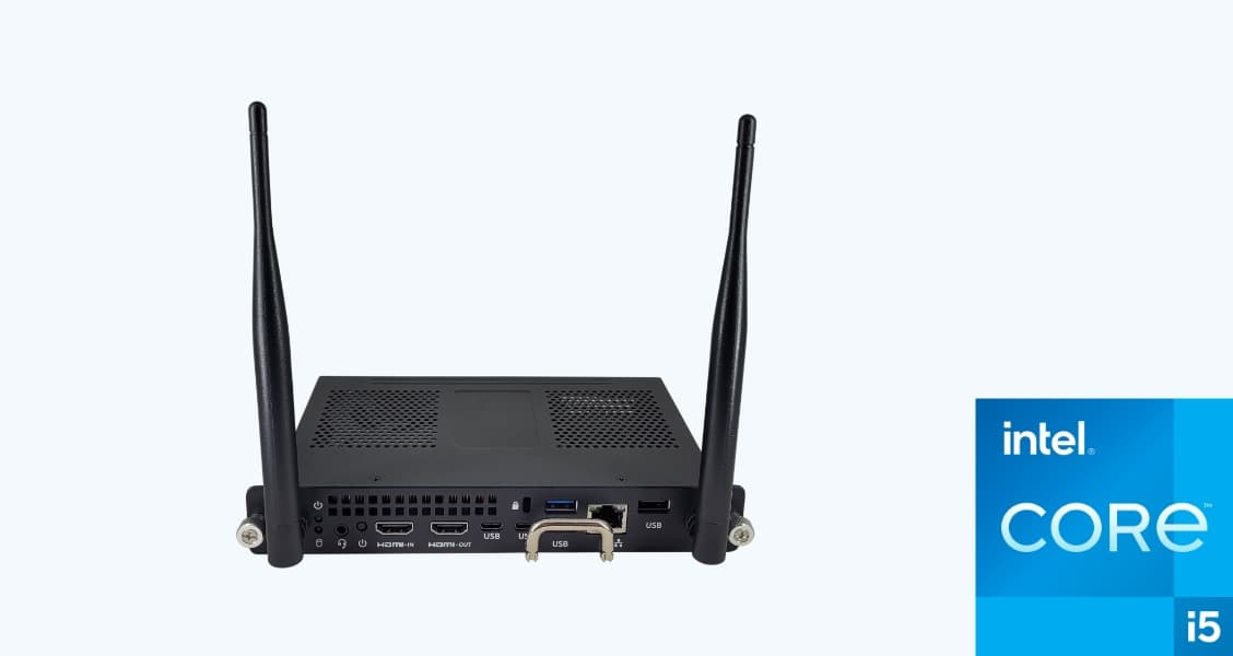 Intel Core i5 1135G7 SMART OPS PC module, designed for superior performance in interactive displays.