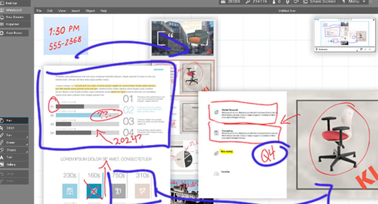 Robust whiteboarding
