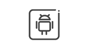 Icon symbolizing the Android operating system, recognized by the familiar green robot logo.