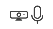 Camera and Mic icon