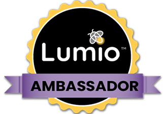 Badge representing Lumio Ambassador
