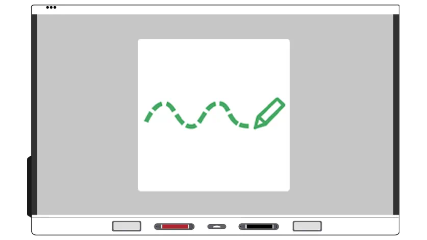 An image of a digital whiteboard, ready to be used for brainstorming, note-taking, or collaboration.